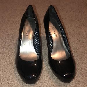 Black Patent Leather Heels